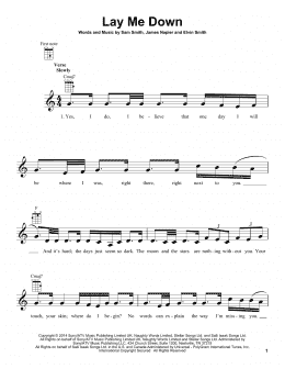 page one of Lay Me Down (Ukulele)