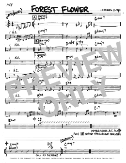 page one of Forest Flower (Real Book – Melody & Chords – C Instruments)