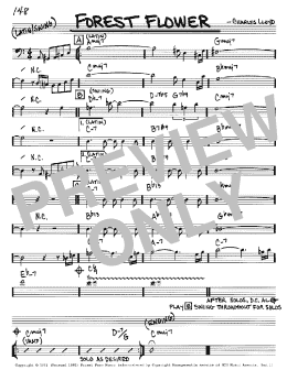 page one of Forest Flower (Real Book – Melody & Chords – Bass Clef Instruments)