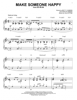 page one of Make Someone Happy [Jazz version] (from Do Re Mi) (arr. Brent Edstrom) (Piano Solo)