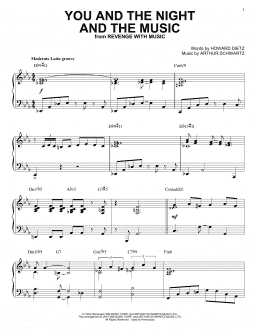 page one of You And The Night And The Music [Jazz version] (arr. Brent Edstrom) (Piano Solo)