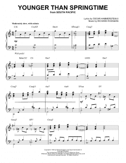 page one of Younger Than Springtime [Jazz version] (arr. Brent Edstrom) (Piano Solo)