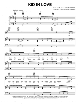 page one of Kid In Love (Piano, Vocal & Guitar Chords (Right-Hand Melody))