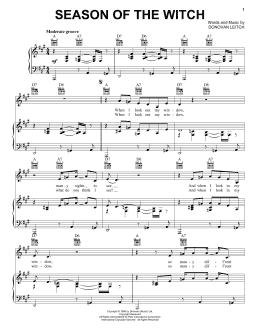 page one of Season Of The Witch (Piano, Vocal & Guitar Chords (Right-Hand Melody))