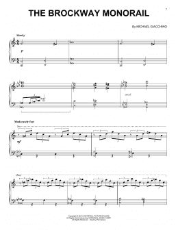 page one of The Brockway Monorail (Piano Solo)