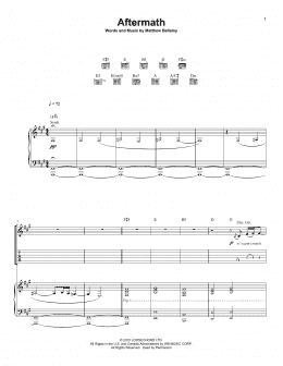 page one of Aftermath (Guitar Tab)
