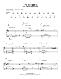 page one of The Globalist (Guitar Tab)