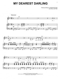 page one of My Dearest Darling (Piano & Vocal)
