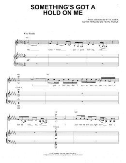 page one of Something's Got A Hold On Me (Piano & Vocal)