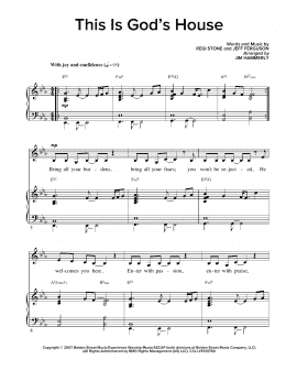 page one of This Is God's House (Piano & Vocal)