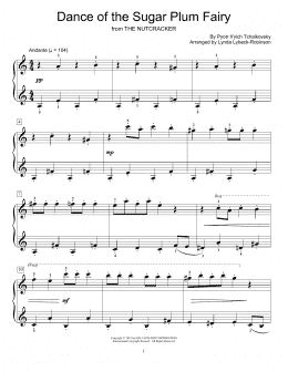 page one of Dance Of The Sugar Plum Fairy (arr. Lynda Lybeck-Robinson) (Educational Piano)