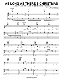 page one of As Long As There's Christmas (Piano, Vocal & Guitar Chords (Right-Hand Melody))