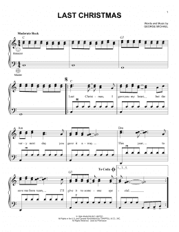 page one of Last Christmas (Accordion)
