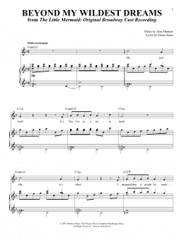 page one of Beyond My Wildest Dreams (Piano & Vocal)