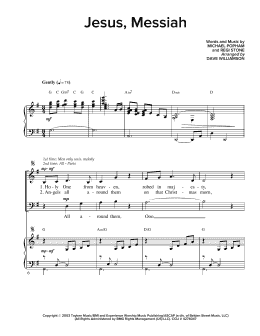 page one of Jesus, Messiah (SATB Choir)