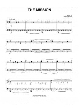 page one of The Mission (Piano Solo)