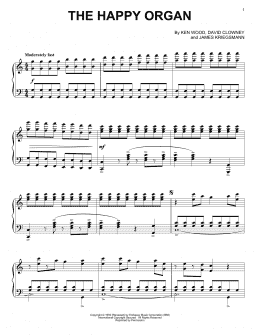 page one of The Happy Organ (Piano Solo)