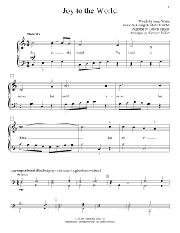 page one of Joy To The World (Educational Piano)