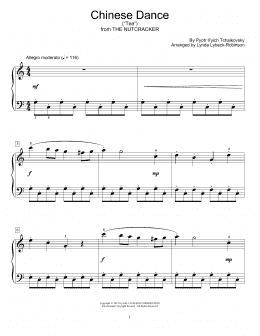 page one of Chinese Dance (Tea) (arr. Lynda Lybeck-Robinson) (Educational Piano)
