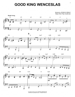 page one of Good King Wenceslas [Jazz version] (arr. Brent Edstrom) (Piano Solo)