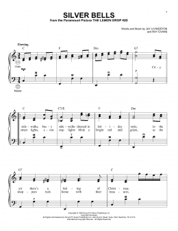 page one of Silver Bells (arr. Gary Meisner) (Accordion)