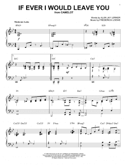 page one of If Ever I Would Leave You [Jazz version] (arr. Brent Edstrom) (Piano Solo)