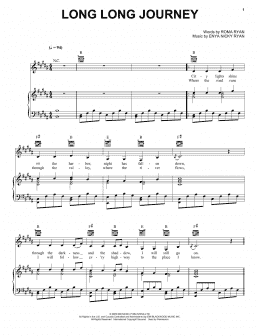 page one of Long Long Journey (Piano, Vocal & Guitar Chords (Right-Hand Melody))