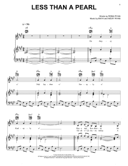 page one of Less Than A Pearl (Piano, Vocal & Guitar Chords (Right-Hand Melody))