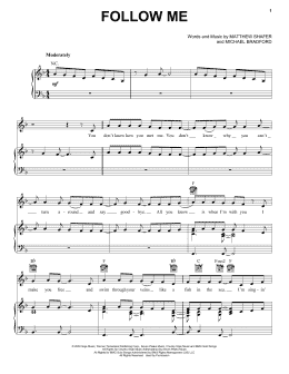 page one of Follow Me (Piano, Vocal & Guitar Chords (Right-Hand Melody))