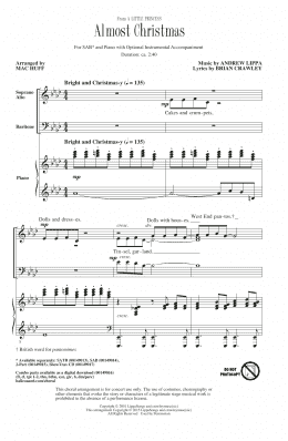 page one of Almost Christmas (SAB Choir)