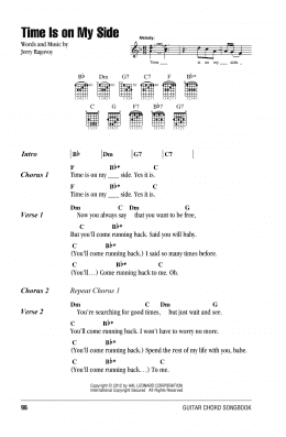 page one of Time Is On My Side (Guitar Chords/Lyrics)