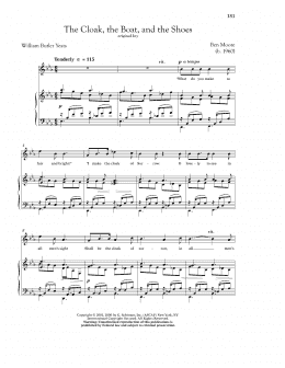 page one of The Cloak, The Boat, And The Shoes (Piano & Vocal)