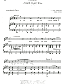 page one of Do Not Go, My Love (Piano & Vocal)