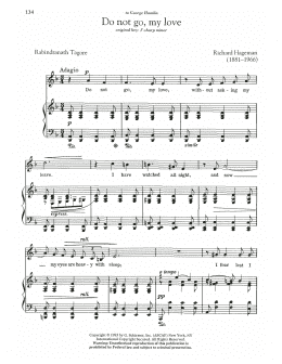 page one of Do Not Go, My Love (Piano & Vocal)