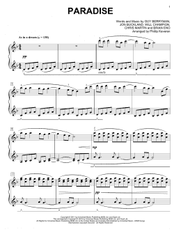 page one of Paradise [Classical version] (arr. Phillip Keveren) (Piano Solo)