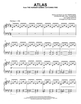 page one of Atlas [Classical version] (arr. Phillip Keveren) (Piano Solo)