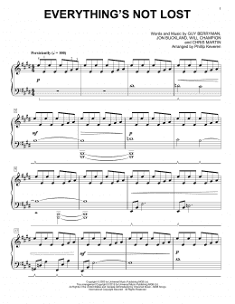 page one of Everything's Not Lost [Classical version] (arr. Phillip Keveren) (Piano Solo)