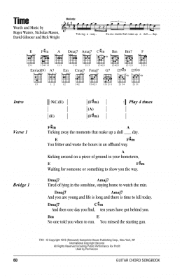 page one of Time (Guitar Chords/Lyrics)