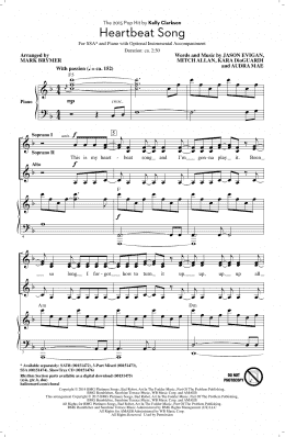 page one of Heartbeat Song (arr. Mark Brymer) (SSA Choir)