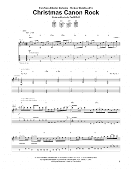 page one of Christmas Canon Rock (Guitar Tab)