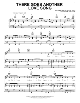 page one of There Goes Another Love Song (Piano, Vocal & Guitar Chords (Right-Hand Melody))