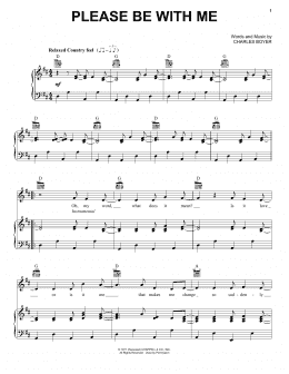 page one of Please Be With Me (Piano, Vocal & Guitar Chords (Right-Hand Melody))