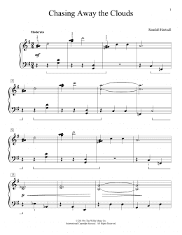 page one of Chasing Away The Clouds (Educational Piano)