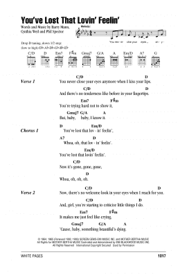 page one of You've Lost That Lovin' Feelin' (Guitar Chords/Lyrics)