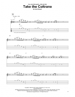 page one of Take The Coltrane (Guitar Tab)