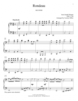 page one of Rondeau (Piano Duet)