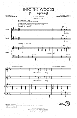 page one of Into The Woods (Act I Opening) - Part I (2-Part Choir)