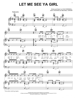 page one of Let Me See Ya Girl (Piano, Vocal & Guitar Chords (Right-Hand Melody))