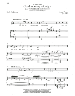 page one of Good Morning Midnight (Piano & Vocal)