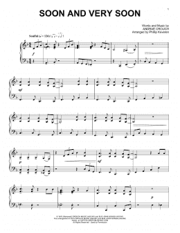 page one of Soon And Very Soon (arr. Phillip Keveren) (Piano Solo)